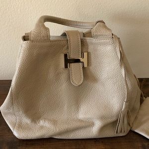 Italian leather handbag